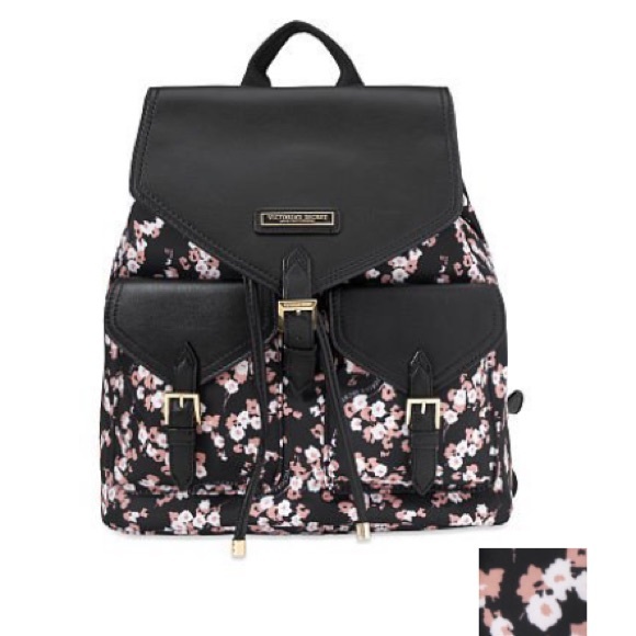 Victoria's Secret Other - Victoria's Secret Floral Rose Print Overnight Backpack Full Size Large Flowers